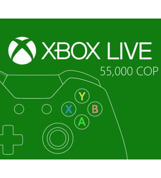 XBOX Live COP 55000 Prepaid Card CO Xbox 360 Key 